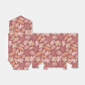 マルサラ葉の模様 フェイバーボックス (折り畳みなし)