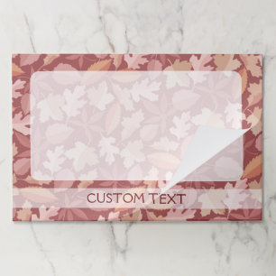 マルサラ葉の模様 ペーパーパッド