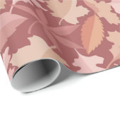 マルサラ葉の模様 ラッピングペーパー (ロールコーナー)