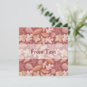 マルサラ葉の模様 招待状 (スタンド正面)