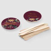 マルサラ金ゴールド結婚牡丹リングや輪結婚ズ ハンドファン (組立なし)