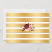 マルサラ バブルズ＆ブリュー  私の結婚式前にカップルシャワー 招待状 (裏面)