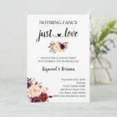 マルサラ フラワーズ ナッシング ファンシー ジャスト ラブ エロープメント 招待状 (スタンド正面)