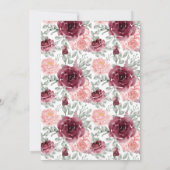 マルサラ フラワーズ ナッシング ファンシー ジャスト ラブ エロープメント 招待状 (裏面)