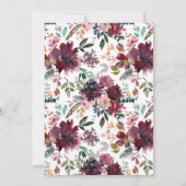 マルサラ ブライダルシャワー 招待状 (裏面)