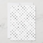 マルサラ、ブラック＆シルバーの花の結婚式ゲストリスト 案内状 (裏面)