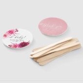 マルサラ – ブルゴーニュと赤面秋の赤ちゃんシャワー ハンドファン (組立なし)