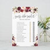 マルサラ・ブルゴーニュフローラは誰がゲームを言ったか推測 (スタンド正面)