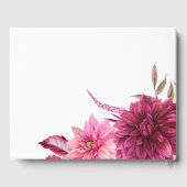 マルサラ – ブルゴーニュ&赤面秋秋の結婚式 ゲストブック (裏面)