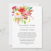 マルサラ ヴィンテージ ラスティック チャーム 減少 ゲストリスト 案内状 (正面)