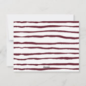 マルサラ&結婚したホリデメリーーフォトカード シーズンカード (裏面)