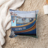 マルザックスロック魚釣りボーツマルタ クッション (ブランケット)