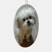 マルシのオーバルクリスマスオーナメントを飾る セラミックオーナメント (右)