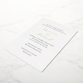 マルシアクラシックエレガントウェディング 箔招待状 (回転した状態)