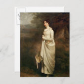 マルシアポートレート。ロ。キツネ ポストカード (正面/裏面)