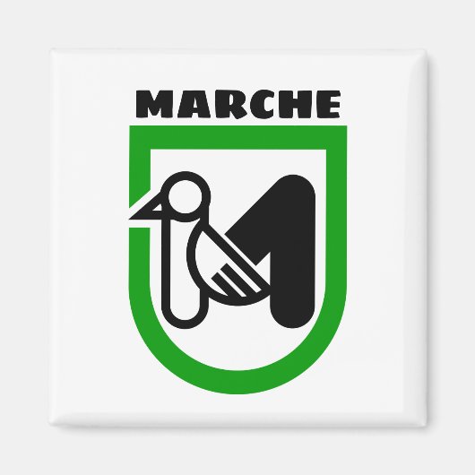 マルシェの紋章(イタリア) マグネット (正面)