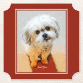 マルシドグマルーン紙コースター ペーパーコースター (正面)