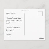 マルシドッグ疑問に思はがき ポストカード (裏面)