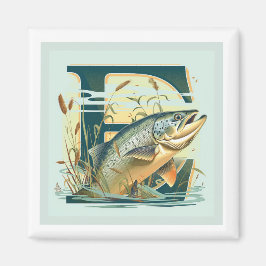 マルシャン角形サーモン磁石 マグネット