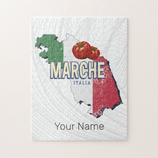 マルシュイタリアレトロ地域マップヴィンテージ土産 ジグソーパズル (縦)