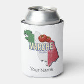 マルシュイタリアレトロ地域マップヴィンテージ土産 缶クーラー (缶正面)