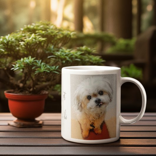 マルシーの犬の文字入りマグカップ コーヒーマグカップ