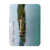 マルジェット島の聖マリア修道院-クロアチア マグネット (縦)