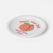 マルジョリーテイラーグリーンピーチツリーディッシュ紙プレート ペーパープレート (アングル)