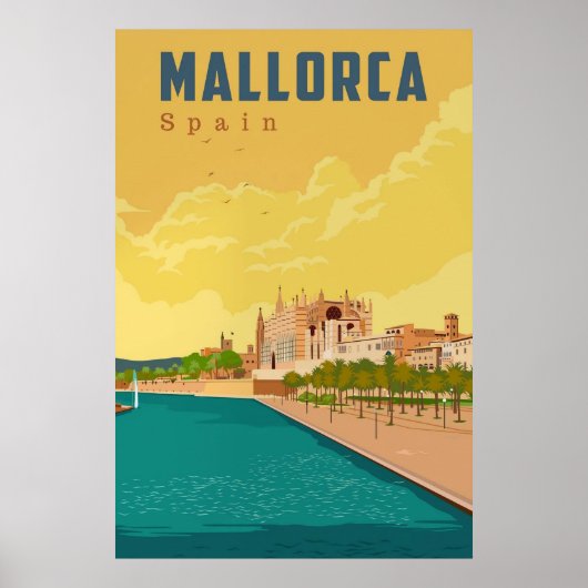 マルジョルカ島 スペイン ポスター (正面)