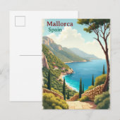 マルジョルカ スペイン 旅行 アート ヴィンテージ ポストカード (正面/裏面)