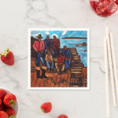 マルスデンハートリーロブスターフィッシャーンス スタンダードカクテルナプキン (インサイチュ)