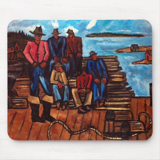 マルスデンハートリーロブスターフィッシャーンス マウスパッド (正面)