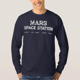 マルス宇宙ステーションレトロロゴ Tシャツ