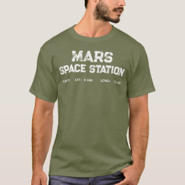 マルス宇宙ステーションレトロロゴTシャツ Tシャツ
