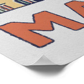 マルセイユシティビューイラストレーションフランス ポスター (角)