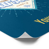 マルセイユシティフランスレトロ帆船ヴィンテージ ポスター (角)