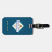 マルセイユシティフランスレトロ帆船ヴィンテージ ラゲッジタグ (正面横)