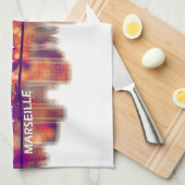 マルセイユフランスカイライン キッチンタオル (四つ折り)