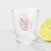 マルセイユフランスシティスカイラインエンブレム ショットグラス (裏面)