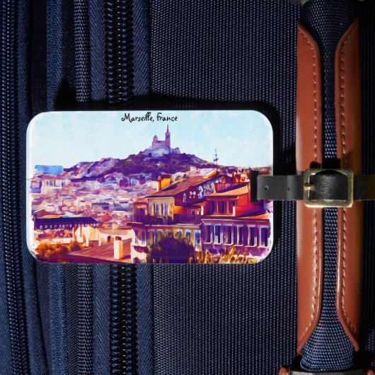 マルセイユフランスパノラマビュー ラゲッジタグ (正面インサイチュ4)