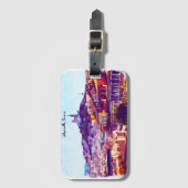 マルセイユフランスパノラマビュー ラゲッジタグ (正面縦)