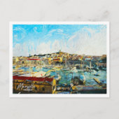 マルセイユフランスビューティフル油絵を描ランドスケープ ポストカード (正面)