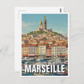 マルセイユフランス旅行 ポストカード (正面/裏面)