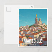 マルセイユフランス旅行 ポストカード (正面/裏面)