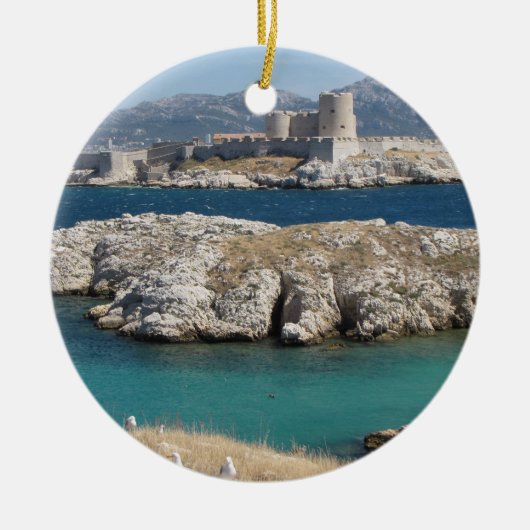 マルセイユフランス セラミックオーナメント (正面)