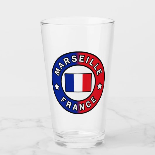 マルセイユフランス タンブラーグラス (正面)