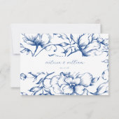 マルセイユブルーガーデン結婚フローラ 出欠カード (裏面)