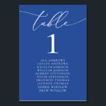 マルセイユブルーミニマリスト座席番号 テーブルナンバー<br><div class="desc">美エレガントしくモダン、ミニマルなテーブル番号カード。完全にカスタマイズ可能**ご注意：ご注文いただくには、テーブルの番号と名前を調整してください。次に、カートに番号をそれぞれ追加する。完了したらチェックアウト。</div>