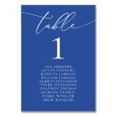 マルセイユブルーミニマリスト座席番号 テーブルナンバー (裏面)