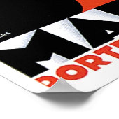 マルセイユポルテデアフリケヴィンテージ船広告 ポスター (角)